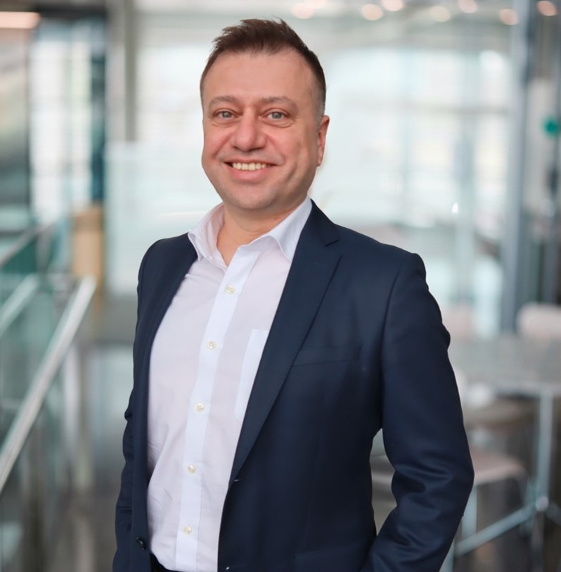Serhad Akkoc in his office