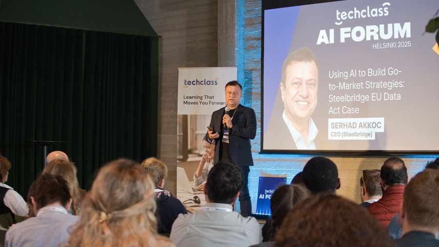 On stage at TechClass