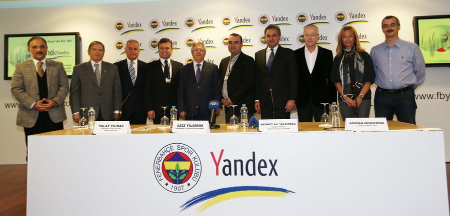 Yandex football club technology partnership ceremony