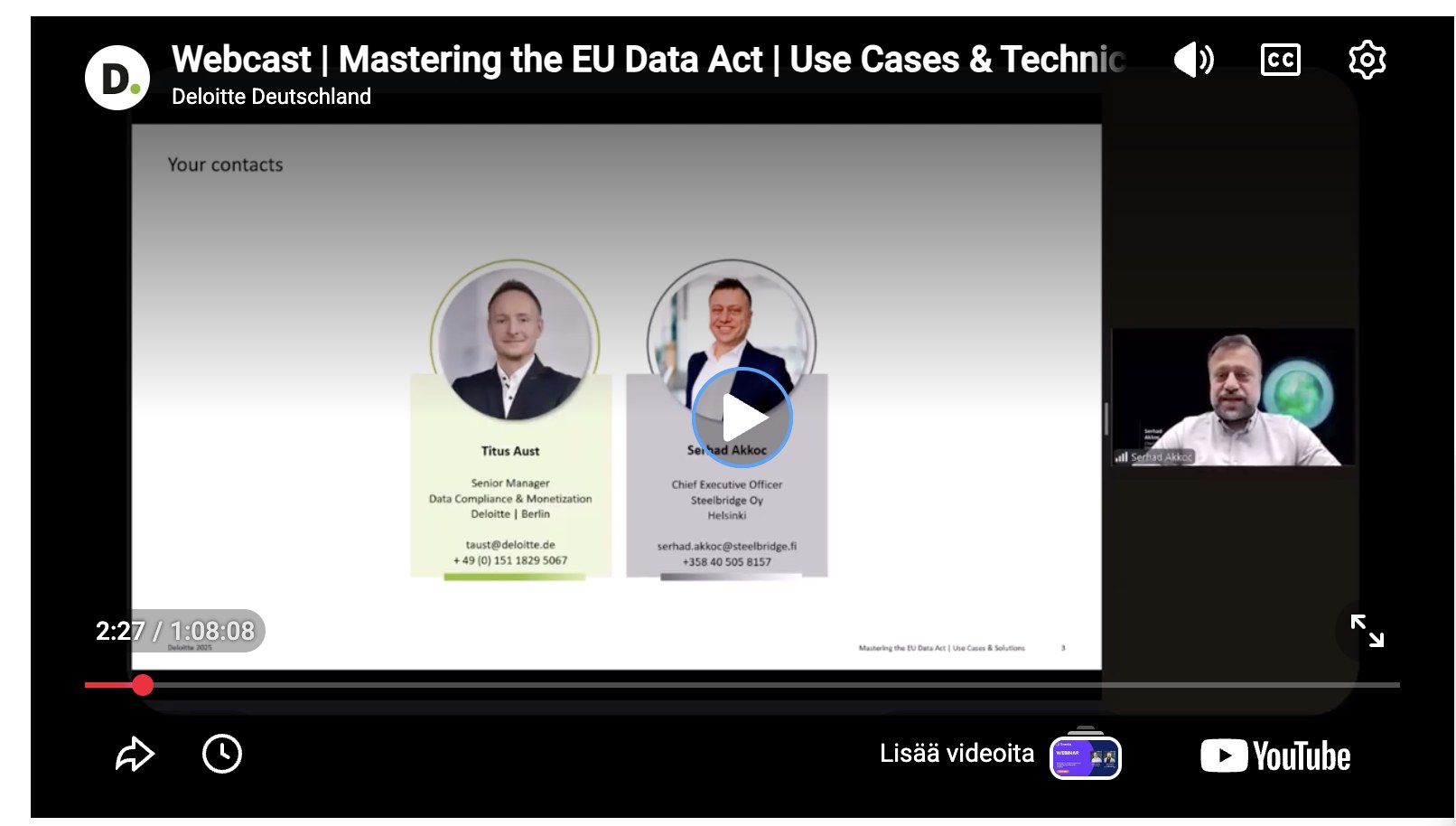 Deloitte × Steelbridge webinar